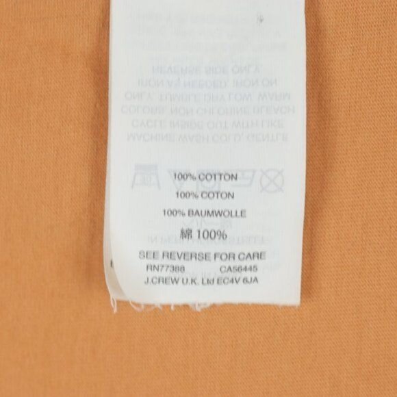 Madewell Women's Small Orange & Gold Zodiac Graphic Crewneck Short Sleeve Tee - Picture 9 of 10